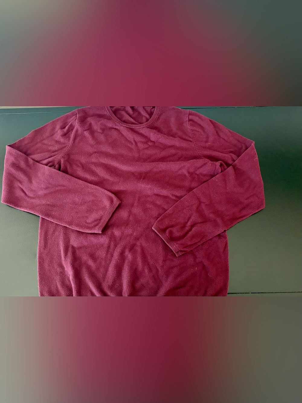Ann Taylor Women's Crewneck Sweater in Burgundy